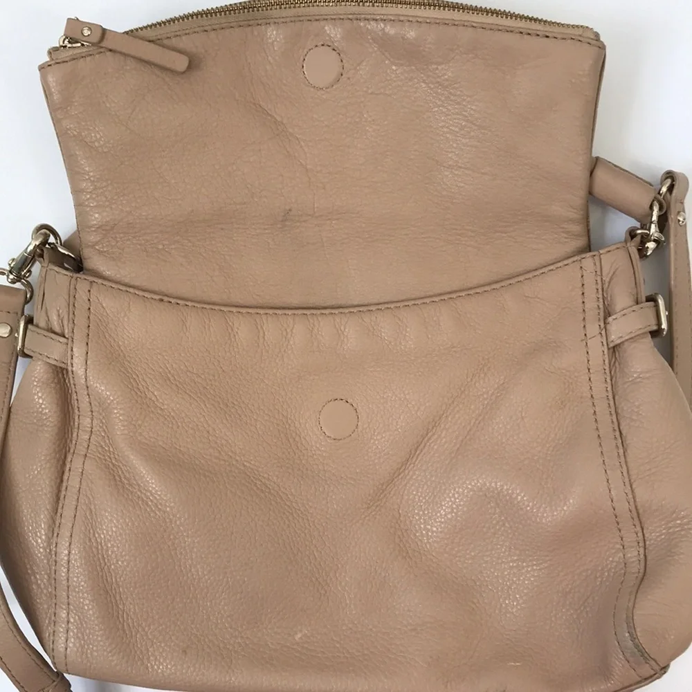 KATE SPADE Cobble Stone Little Minka Cream Shoulder Bag